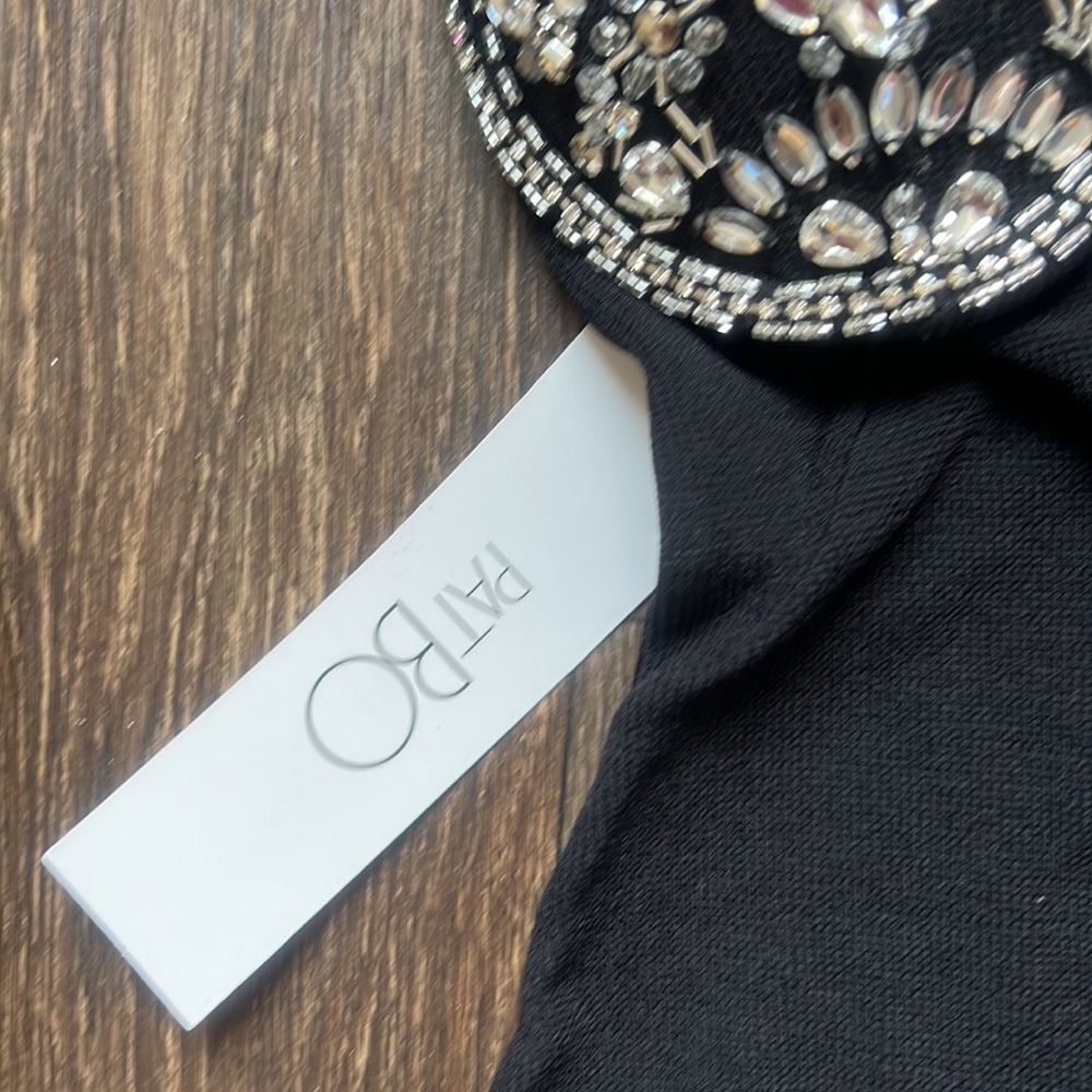 PatBo Black Jeweled Dress - Picture 9 of 13